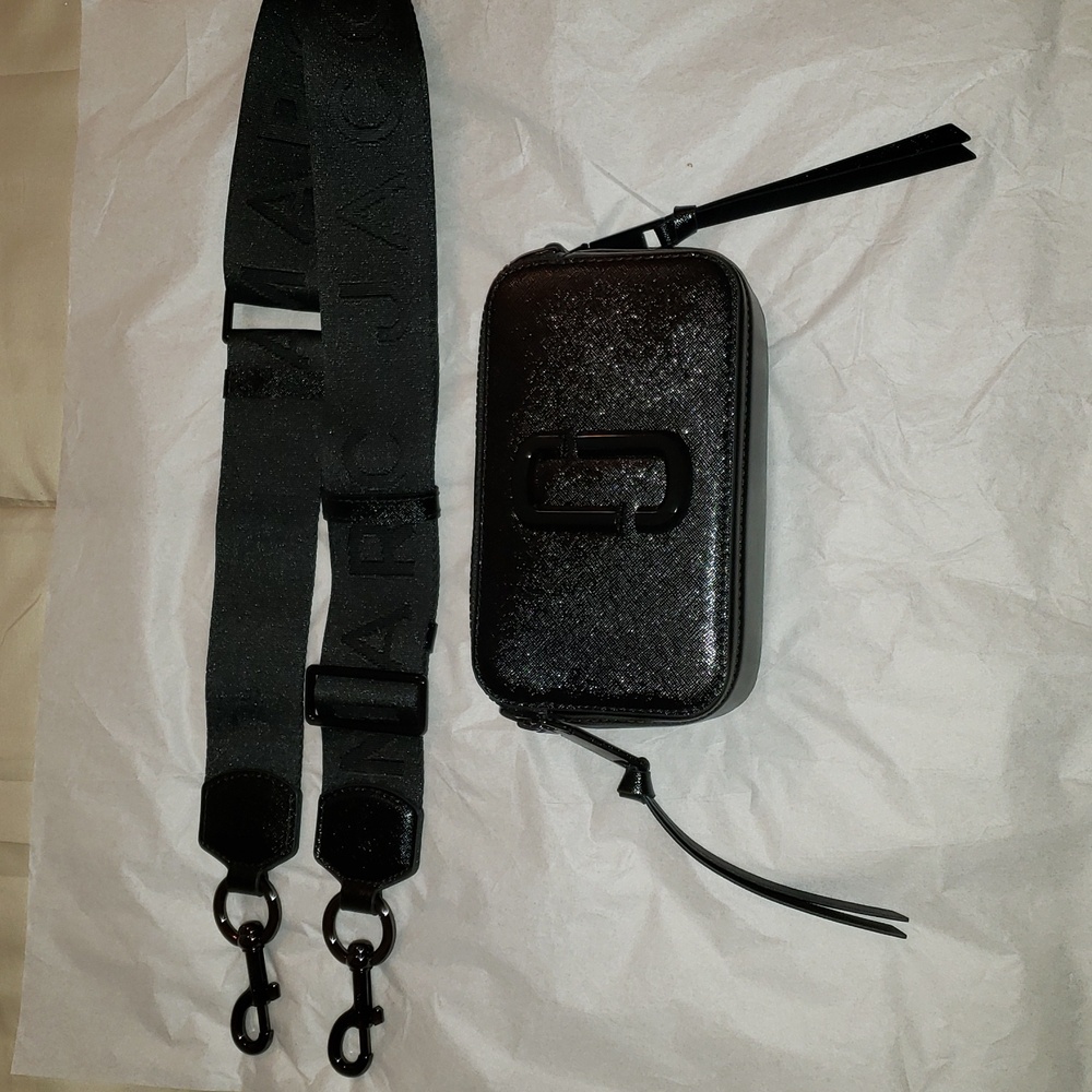 Marc Jacobs DTM Snapshot Camera Bag, Black, New Without Tags